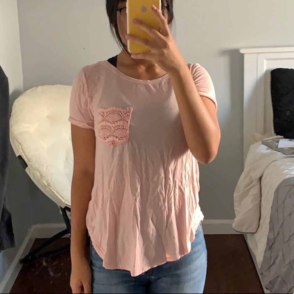 Pink tee